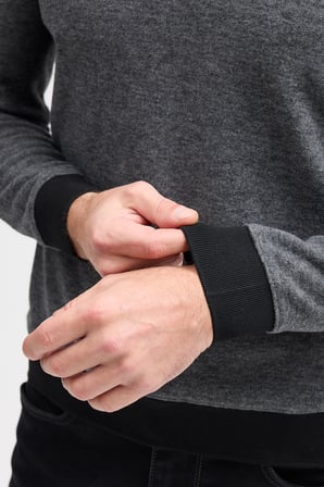 Erkek Polo Yaka Uzun Kol Sweatshirt