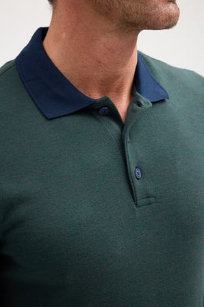 Erkek Polo Yaka Uzun Kol Sweatshirt