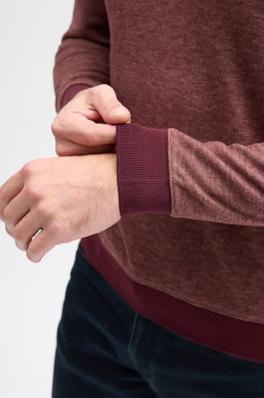 Erkek Polo Yaka Uzun Kol Sweatshirt