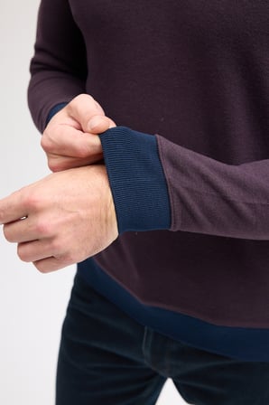 Erkek Polo Yaka Uzun Kol Sweatshirt