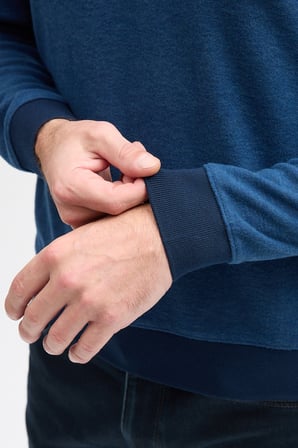 Erkek Polo Yaka Uzun Kol Sweatshirt