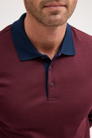 Erkek Polo Yaka Uzun Kol Sweatshirt
