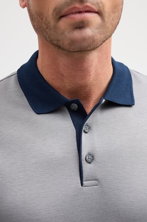 Erkek Polo Yaka Uzun Kol Sweatshirt
