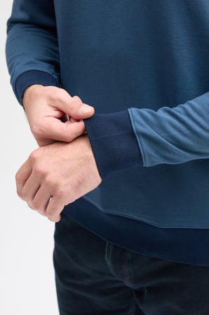 Erkek Polo Yaka Uzun Kol Sweatshirt