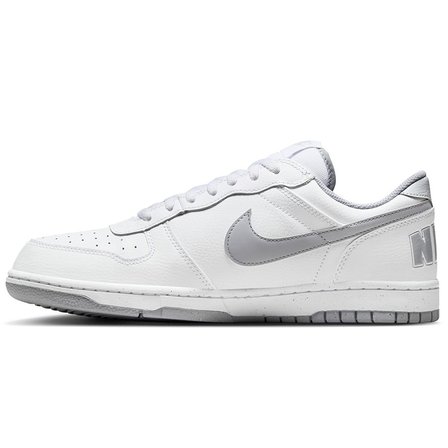 Nike Big Nike Low Leather Unisex Sneaker Hakiki Deri Erkek Günlük Spor Ayakkabı Beyaz