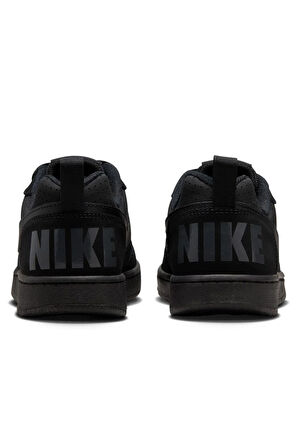 Nike Court Borough Low Sneaker Black Unsiex Günlük Spor Ayakkabı Siyah