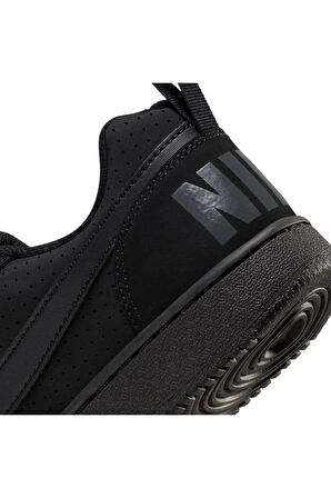 Nike Court Borough Low Sneaker Black Unsiex Günlük Spor Ayakkabı Siyah