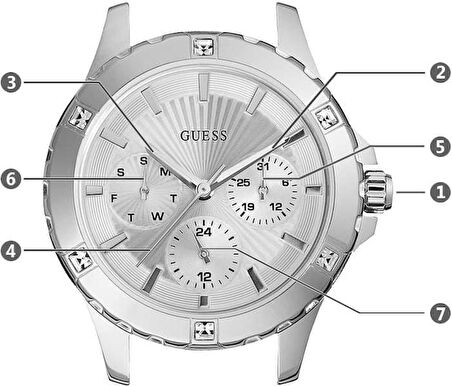 Guess GUW0443L1 Kadın Kol Saati