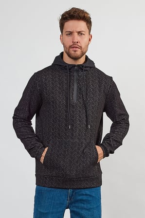 Kapüşonlu Kanguru Cep Sweatshirt