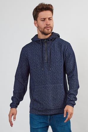 Kapüşonlu Kanguru Cep Sweatshirt