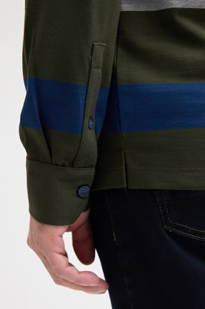 rkek Polo Yaka Uzun Kol Sweatshirt