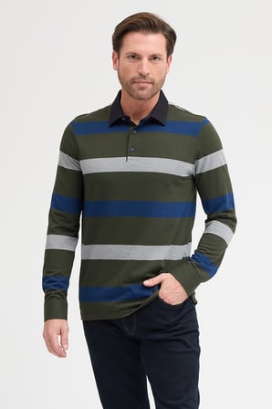rkek Polo Yaka Uzun Kol Sweatshirt