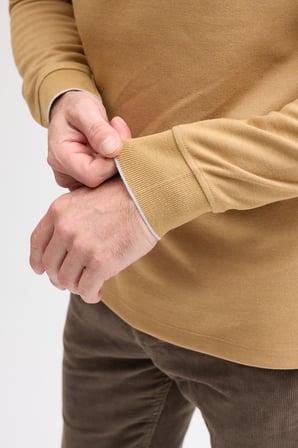 Erkek Dik Yaka Fermuarlı Sweatshirt