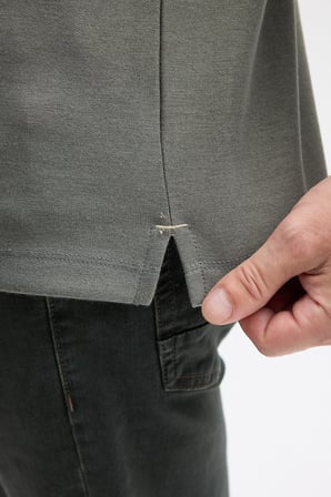 Erkek Dik Yaka Fermuarlı Sweatshirt