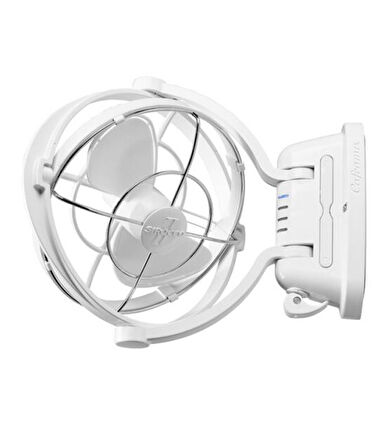 CAFRAMO SİROCCO 2 KAMARA VANTİLATÖR 12/24V BEYAZ