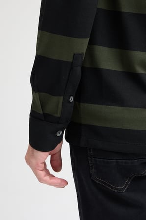 Polo Yaka Uzun Kol Sweatshirt