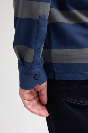 Polo Yaka Uzun Kol Sweatshirt
