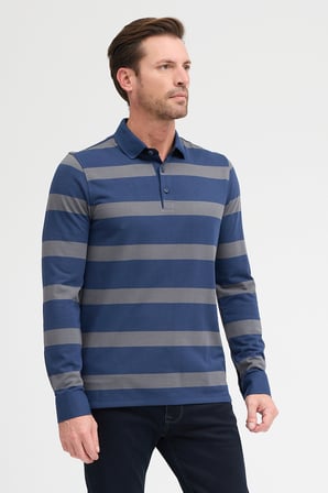 Polo Yaka Uzun Kol Sweatshirt