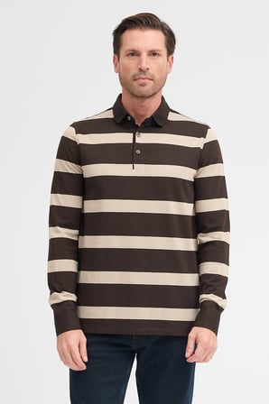 Polo Yaka Uzun Kol Sweatshirt