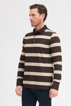 Polo Yaka Uzun Kol Sweatshirt