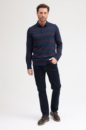 Polo Yaka Uzun Kol Sweatshirt