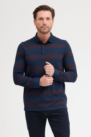 Polo Yaka Uzun Kol Sweatshirt