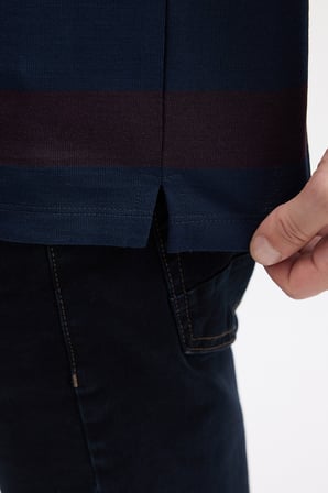 Polo Yaka Uzun Kol Sweatshirt