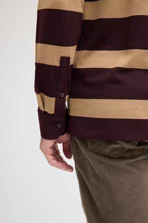 Polo Yaka Uzun Kol Sweatshirt