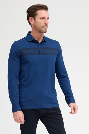 Erkek Polo Yaka Uzun Kol Sweatshirt