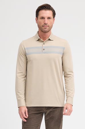 Erkek Polo Yaka Uzun Kol Sweatshirt