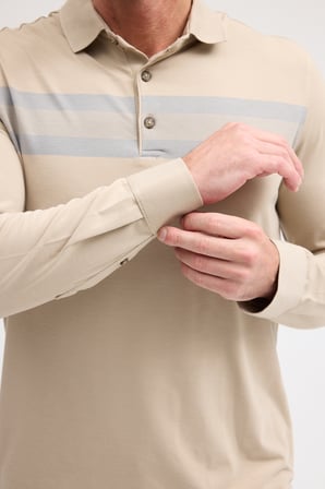 Erkek Polo Yaka Uzun Kol Sweatshirt