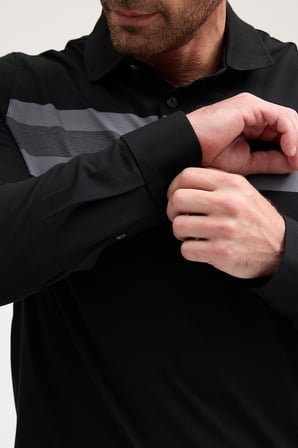 Erkek Polo Yaka Uzun Kol Sweatshirt