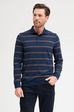 Erkek Polo Yaka  Uzun Kol Sweatshirt