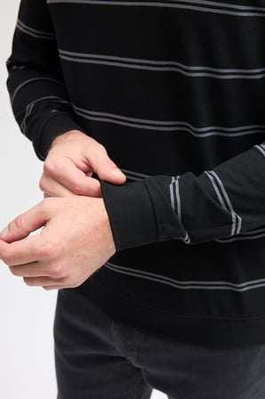 Erkek Polo Yaka  Uzun Kol Sweatshirt