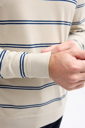Erkek Polo Yaka  Uzun Kol Sweatshirt