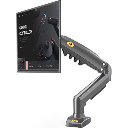 North Bayou NB F80 17"-30" Amortisörlü 2-9 kg Monitör Standı Yeni Tasarım 2023 Black Edition