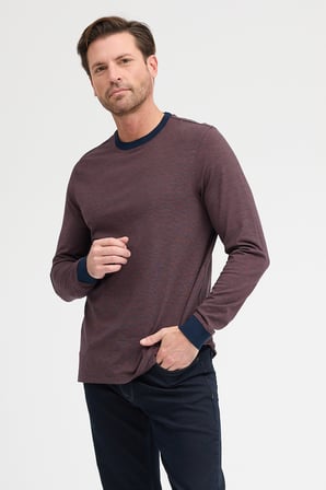 Erkek Bisiklet Yaka Uzun Kol Sweatshirt