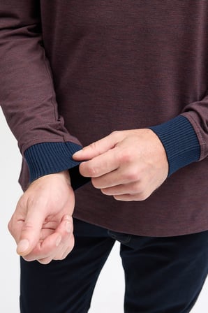 Erkek Bisiklet Yaka Uzun Kol Sweatshirt