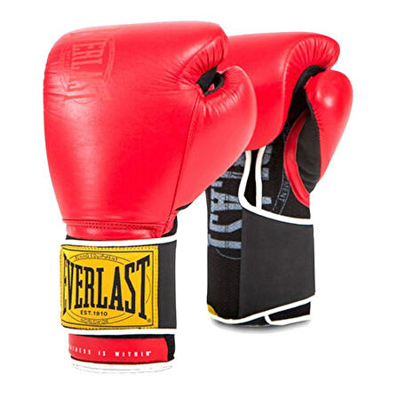 Everlast 1910 Classic Training Gloves Red 14OZ Boks Eldiveni P00001707