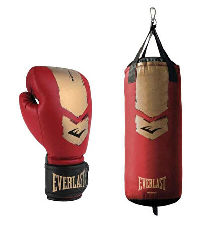 Everlast Prospect 2 Junior Red/Gold 76x28CM Boks Torbası Seti P00003139