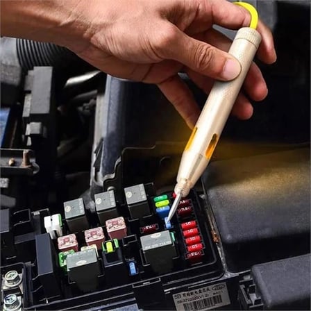 PM-38818 Spiral Kablolu Kalem Tip Metal Voltaj Test Cihazı