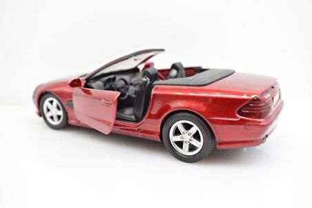 1:32 New Ray Mercedes Benz SL500 Cabrio Metal Kapıları Açılır 13 cm. Model Araba