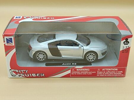 1:32 New Ray AUDI R8 Metal Kapıları Açılır 13 cm. Model Araba