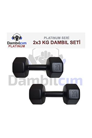 3 KG x 2 Adet 6 KG Dambıl Seti 6 KG Dumbell Set