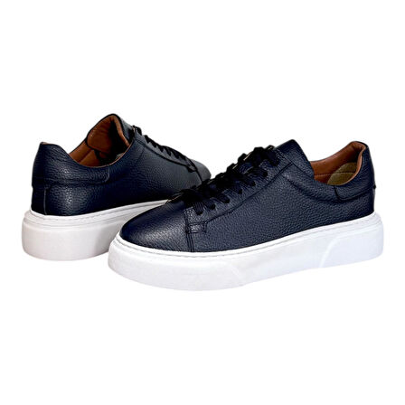 Taşpınar %100 Hakiki Deri Ortopedik Yazlık Hafif Erkek Rahat Günlük Büyük Numara Sneaker 38-47