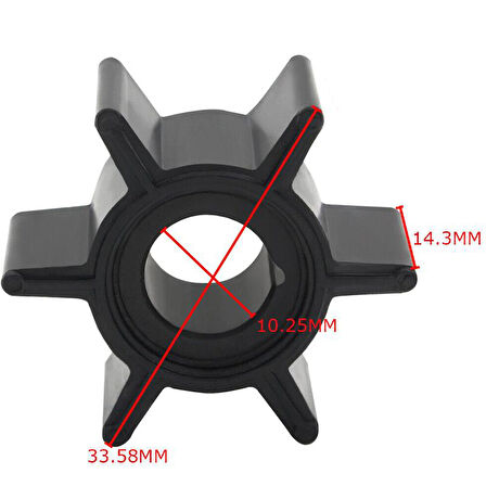 MERCURY IMPELLER ORJ NO : 47-16154-3