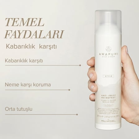 Awapuhi Wild Ginger AntiFrizz Orta Tutuşlu Sprey 307 ml