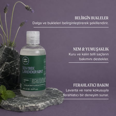 Tea Tree Lavender Mint Bukle Belirginleştirici Jel 200 ml