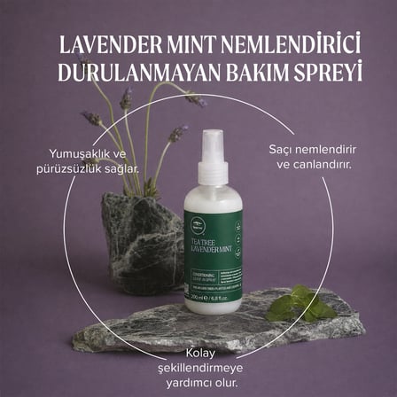Tea Tree Lavender Mint Nemlendirici Durulanmayan Sprey 200 ml
