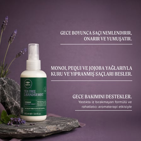 Tea Tree Lavender Mint Overnight Therapy Gece Bakım 100 ml